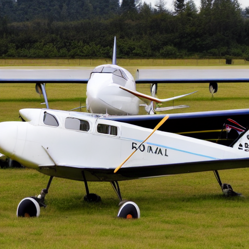 054_A pair of planes parked in a small rural airfield..png